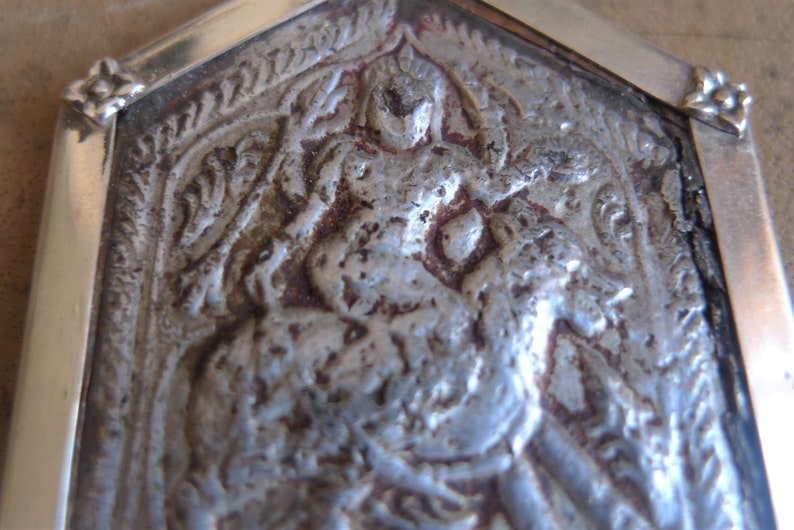 Temple pendant depicting Kandoba from India