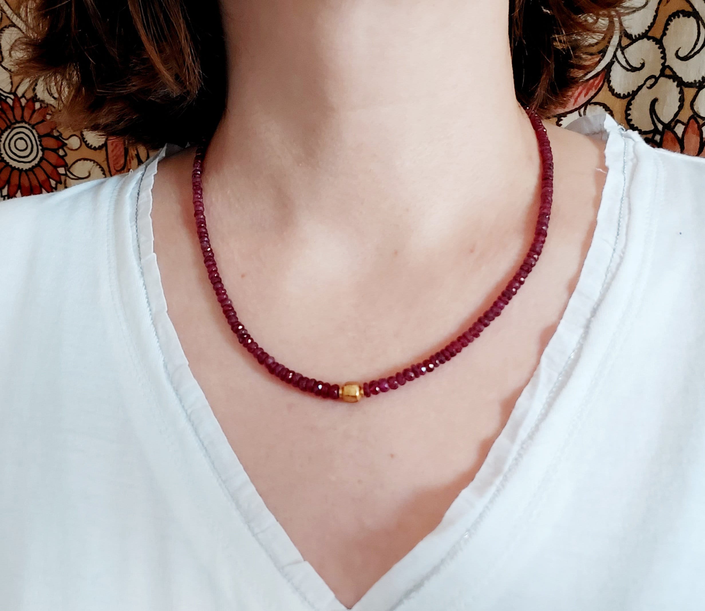 Ruby Necklace From India - Etsy India