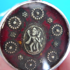 Vintage Silver Pendant | Lord Hanuman | Ethnic  Jewelry from India