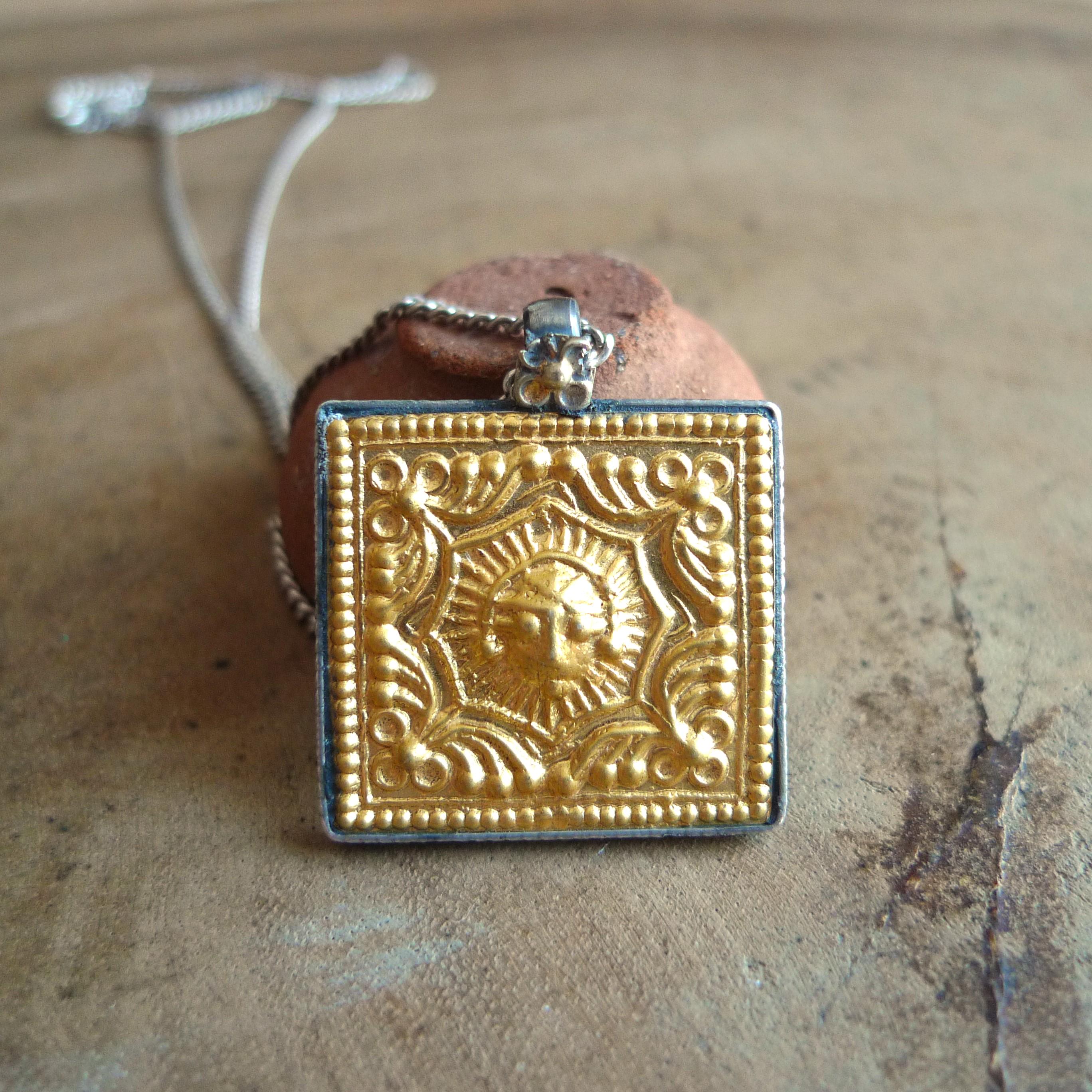 India Surya Charm Pendant