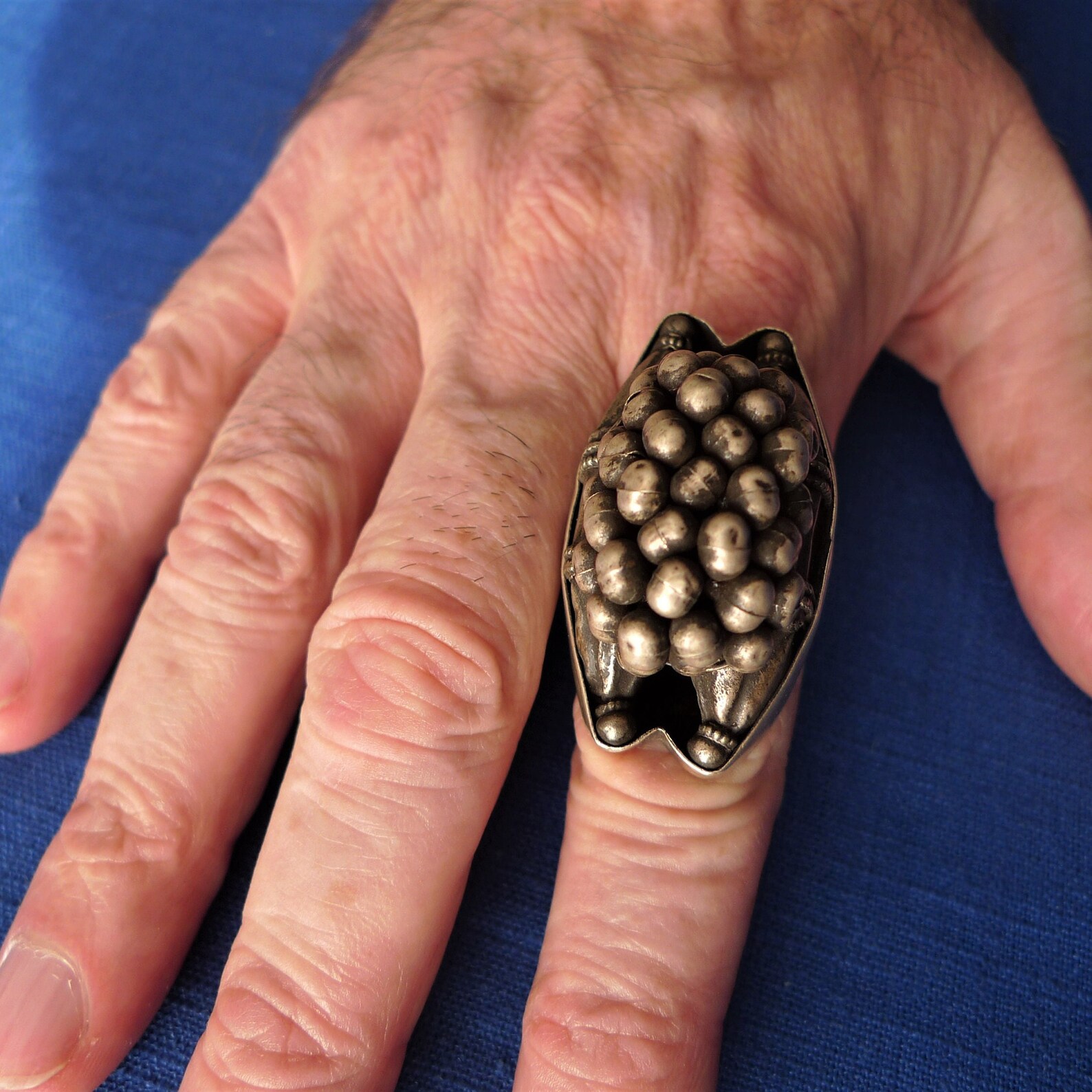Old Silver Ring From India | Tribal Rajastani Jewelry | Ring for Men - Etsy