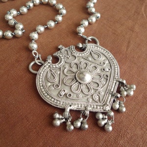 Astounding India Tribal Silver Pendant