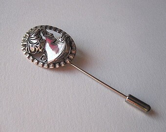 Vintage Silver Hat Pin