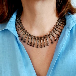 Tribal Silver Necklace from India
