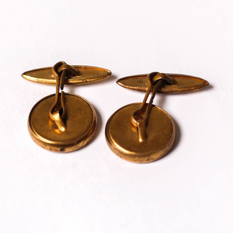 Greek Hellenic era replica coin cufflink gold vintage cufflinks Christmas Holiday