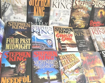 Stephen King TRUE FIRST editions ( first printings). FREE ship via Media Mail. Hardcovers - buyer's choice.  Price is per single book.