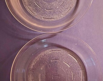 2 Large PIE PLATES - vintage from GLASBAK