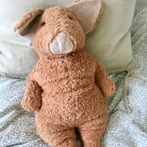 Hot Water Bottle Pig – Handmade Plush Toy, Heatable Toy Made of Cotton Plush, Cozy, Cuddly, Gift Idea for Children & Adults image 1
