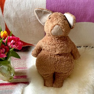 Hot Water Bottle Pig – Handmade Plush Toy, Heatable Toy Made of Cotton Plush, Cozy, Cuddly, Gift Idea for Children & Adults image 4