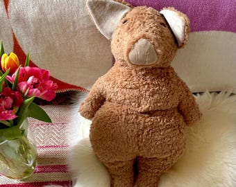 Pig Stuffed Animal – handmade cotton plush toy, cozy and soft, gift for kids & adults