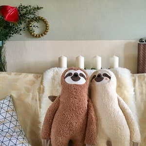 Sloth stuffed animal fella, soft, plushy image 10