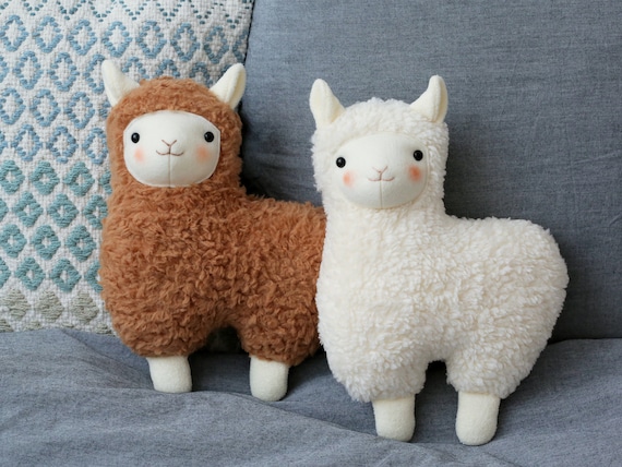 Lama Weiss Spieluhr Alpaca Taufgeschenk Baby Spielzeug Zum Etsy