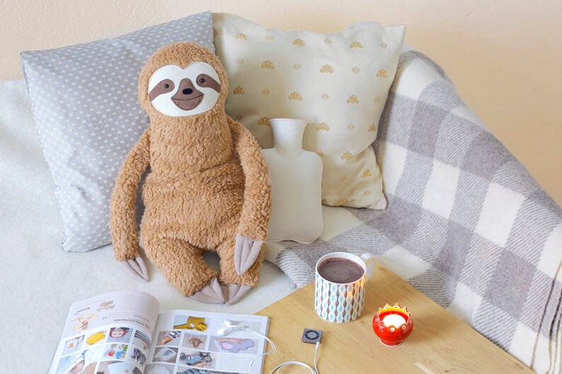 Sloth Hotwater Bottle Cover Hotwater Bag Baptism Gift Etsy