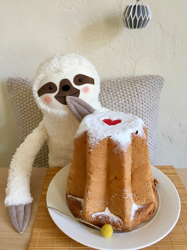 Sloth stuffed animal fella, soft, plushy image 9