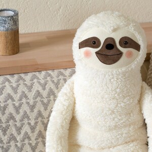 Sloth stuffed animal fella, soft, plushy image 7