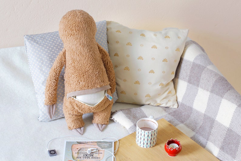 Sloth Hotwater Bottle Cover Hotwater Bag Baptism Gift Etsy