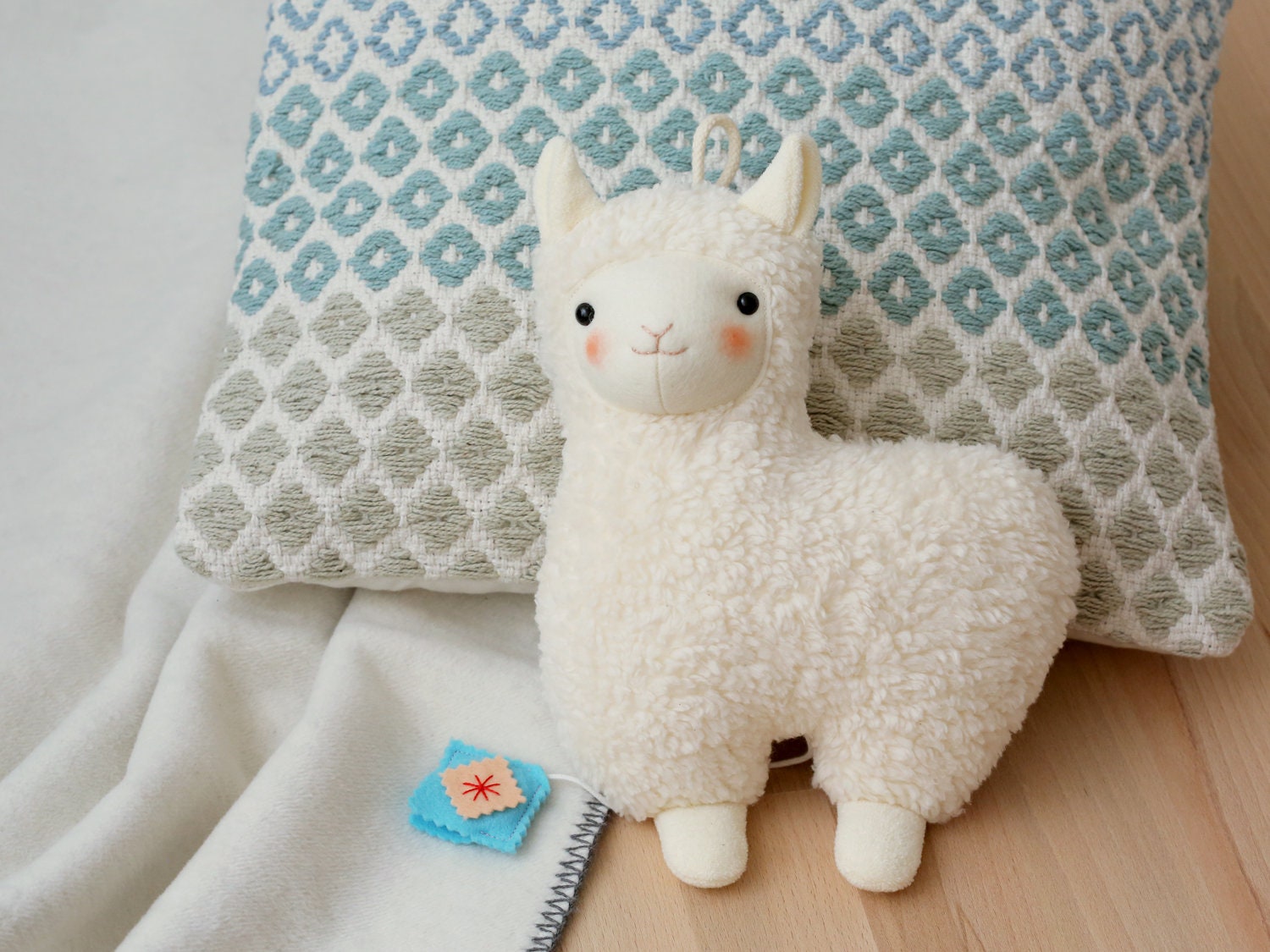 Lama Weiss Spieluhr Alpaca Taufgeschenk Baby Spielzeug Zum Etsy