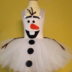 Vestido tutú inspirado en Olaf