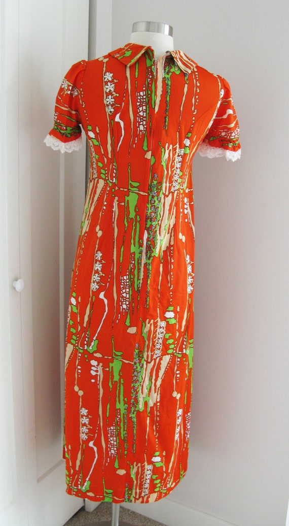 Vintage 1970's Granny - Prairie   Dress // 70's M… - image 4