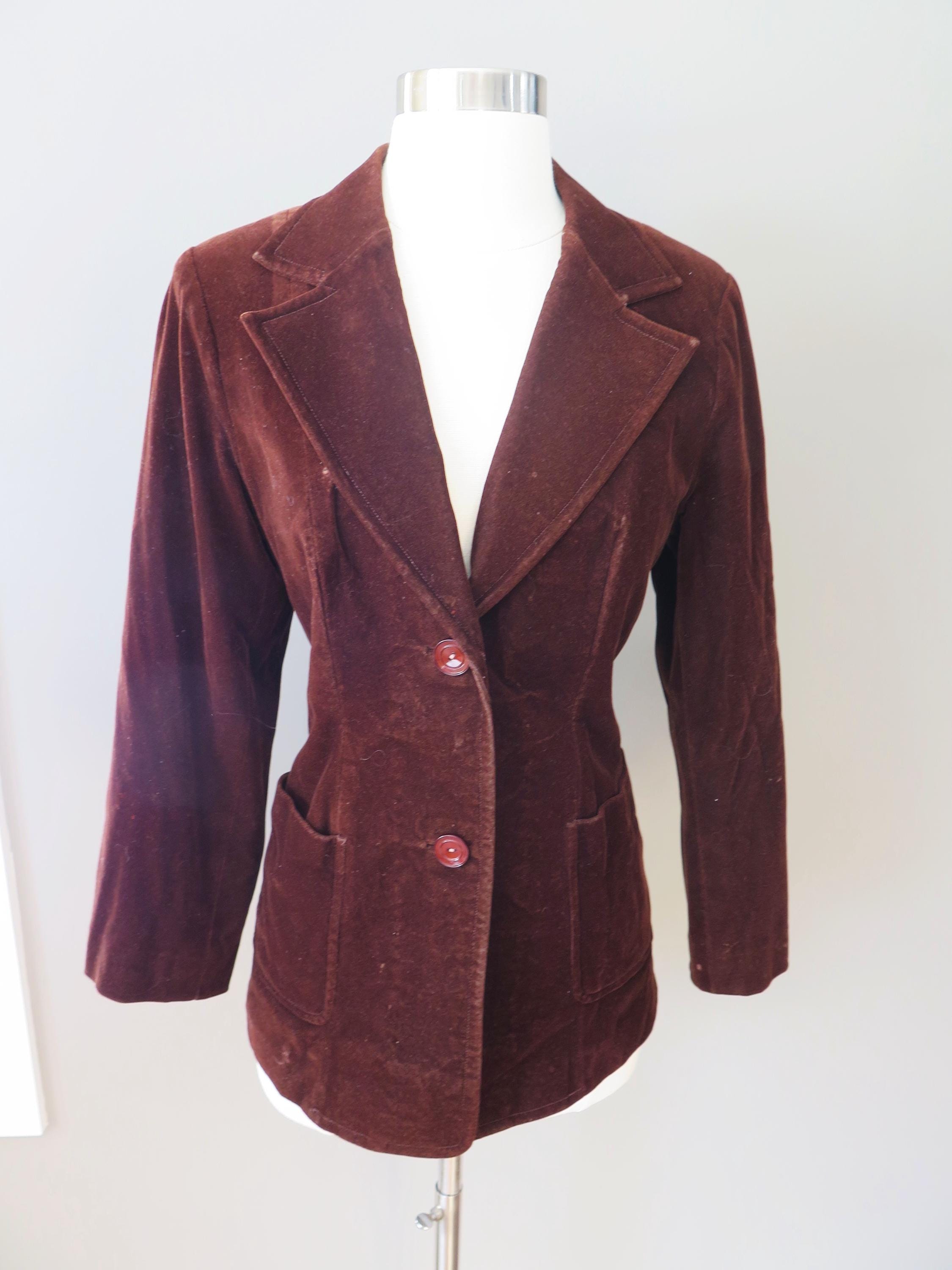 Veste D'équitation Vintage – Correct – Taille XS/S (10R) – Col Velours Vert