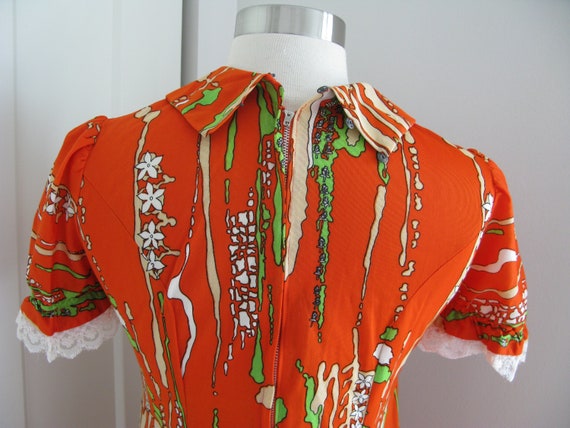 Vintage 1970's Granny - Prairie   Dress // 70's M… - image 5