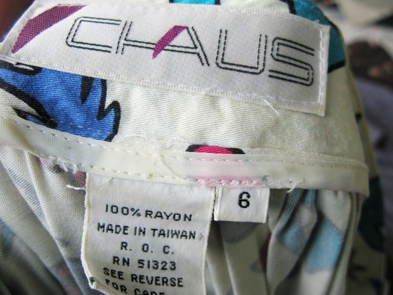 1980's CHAUS  Skirt // Vintage 80's  Dirndl //Dov… - image 8