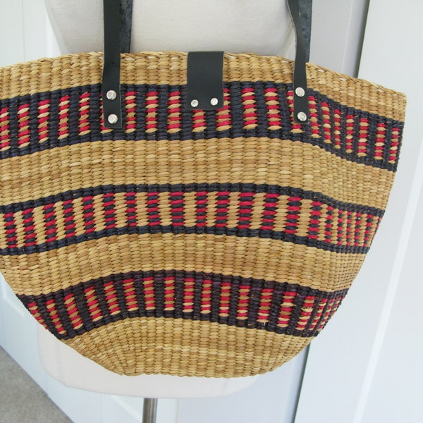 Striped Beach Bag - Etsy