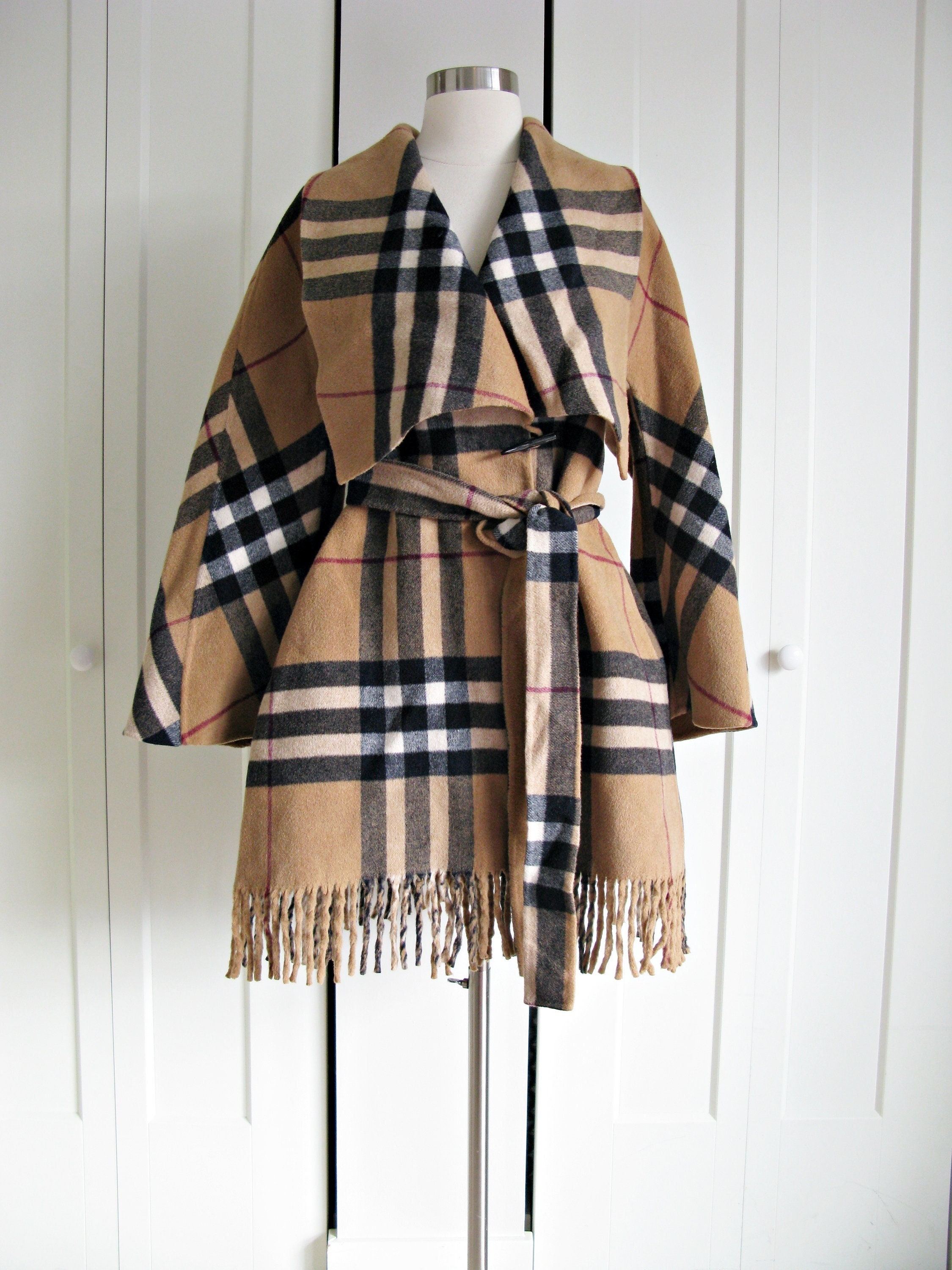 Burberry Cape - Etsy