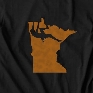 Minnesota Rock Climbing | Free Shipping | Bouldering T-Shirt | Black Friday Sale | rock climbing tee | Minnesota t-shirt