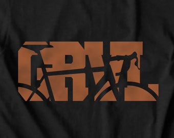 Gravel Biking T-Shirt: Gravel Biker Tee, Perfect Cyclist Enthusiast Gift, Bike Lifestyle Shirt