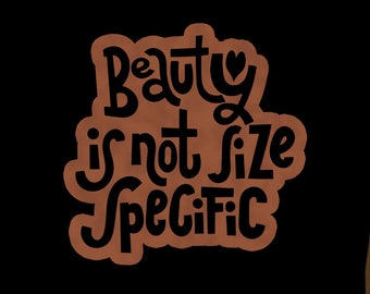 Beautiful Sized T shirt | Free shipping | Positive Body T shirt | Plus Sizes | chubby and beautiful|  bbw tee | curvy girl t-shirt