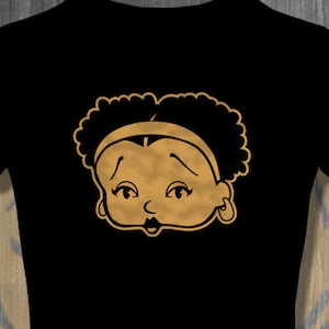 Baby Esther | Free Shipping | Afrocentric Clothing | Esther Jones Shirt shirt African T shirt boop afro tshirt black hair | Valentine's gift