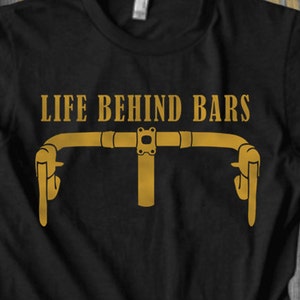 Behind Bars Cycling T shirt bicycle tops and tees t-shirts| Free Shipping