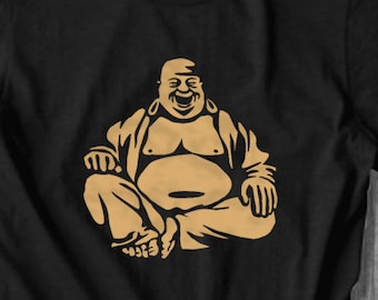 Laughing Buddha shirt, Yoga Shirt, Yoga Gift, Yoga Top, Yoga apparel, Buddha tee, Yoga Clothes, Yoga enthusiat gift