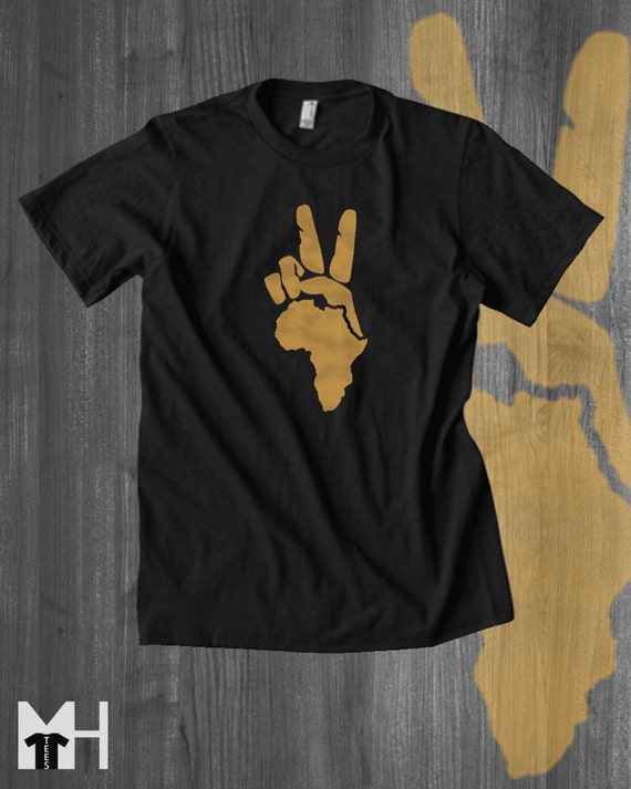 Peace to Africa T Shirt Free Shipping 