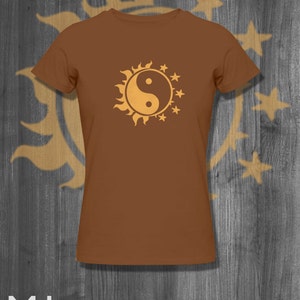 Sun Moon and the Stars Celestial T-shirt| Free Shipping afbeelding 2