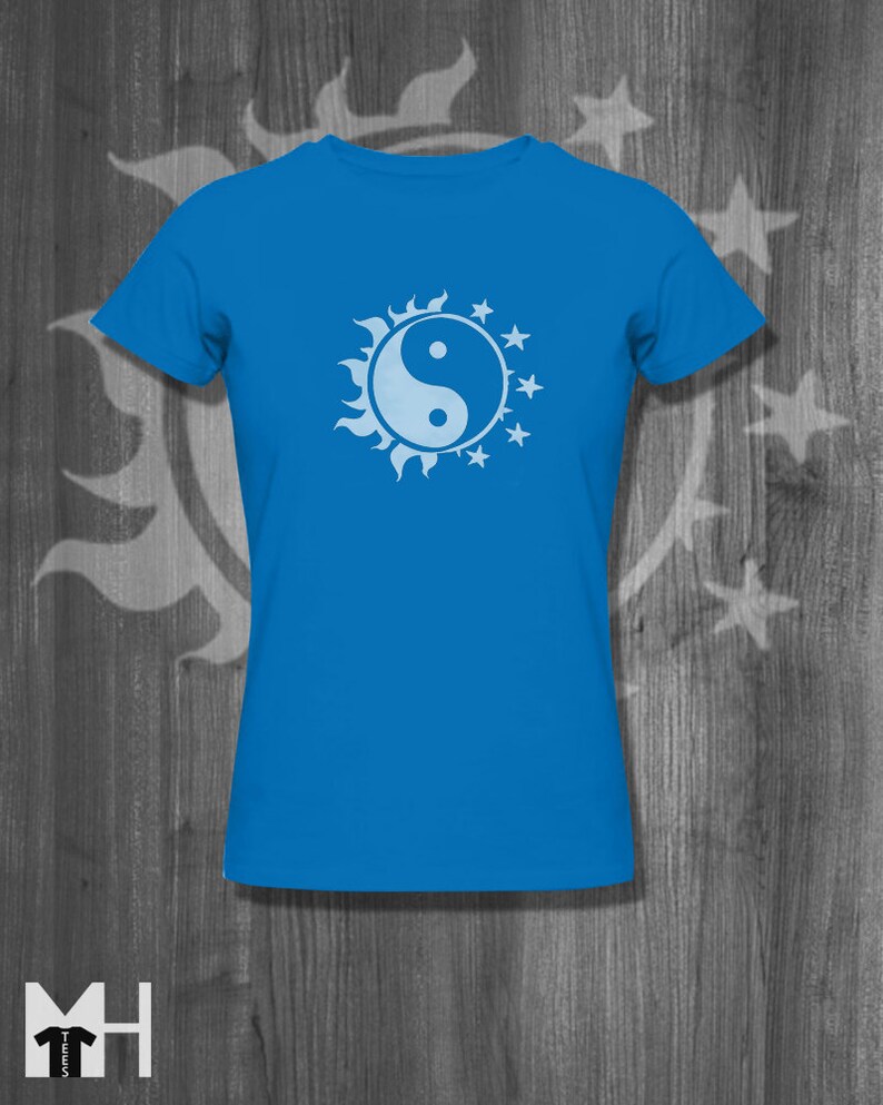 Sun Moon and the Stars Celestial T-shirt| Free Shipping afbeelding 4
