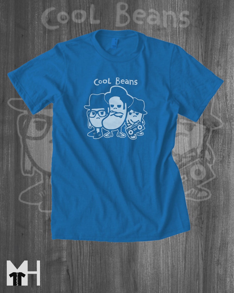 Cool Beans T Shirt, cool beans tees, run dmc shirt, hip hop t shirt, hip hop gift, silly tee, humorous t shirt, funny shirt, retro tee image 3