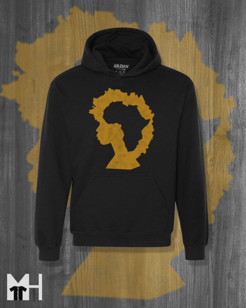 Fro Africa Sweatshirt Hoodie hoodies tops Free Shipping hoodies afrocentric hoodies Black Friday xmas Sale afro hoodie image 1