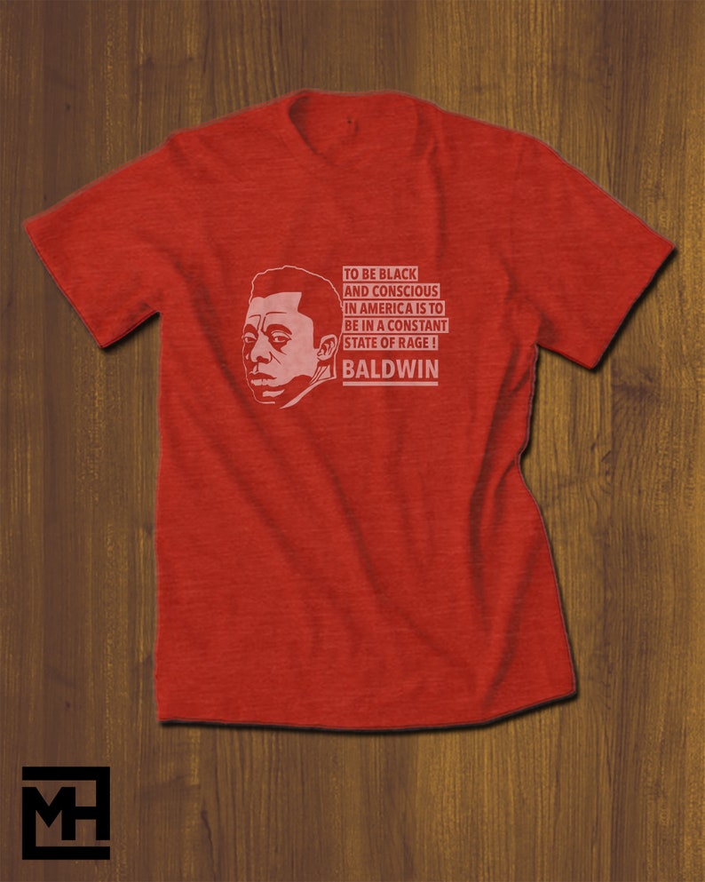 J Baldwin T-Shirt | Free Shipping | protest t-shirt | protest tee | African American T-shirt | black friday | james baldwin tee image 4
