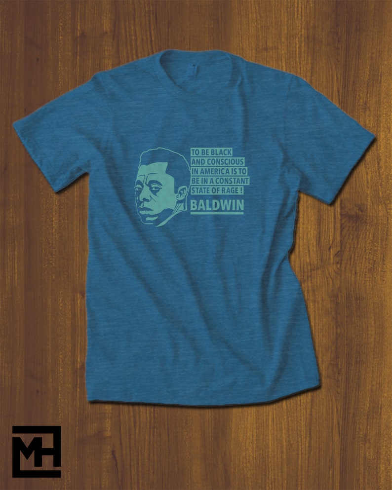 J Baldwin T-Shirt | Free Shipping | protest t-shirt | protest tee | African American T-shirt | black friday | james baldwin tee image 3