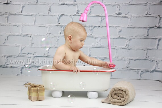 bathtub baby photography