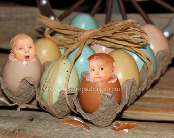 Easter Digital photography backdrop for twins, baby digital background, digital prop Editable PSD File, photoshop template