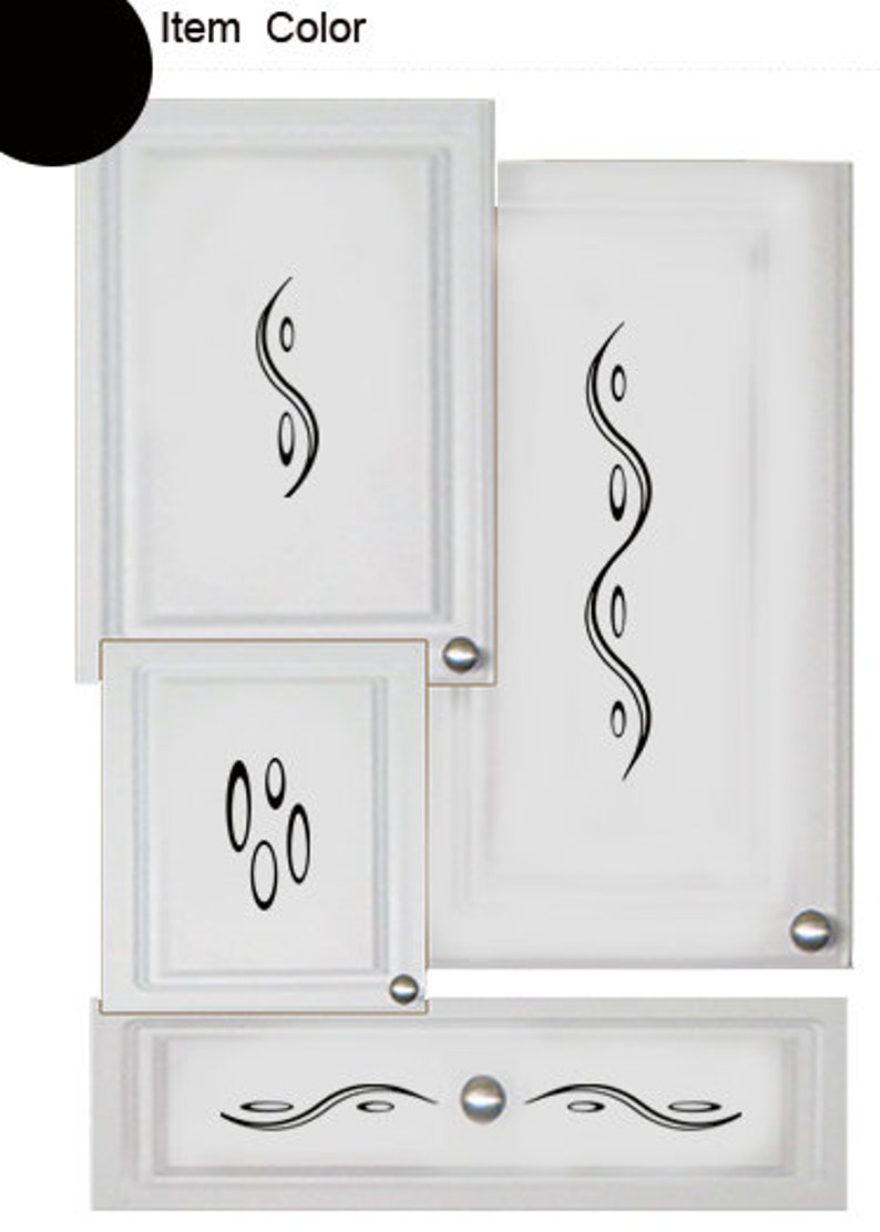 Kitchen Decals Waves Theme Etsy