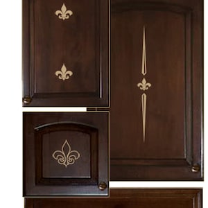 Küchenschrank Aufkleber Fleur di Lis Thema | Etsy