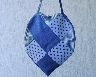 Reversible "water drop" tote bag