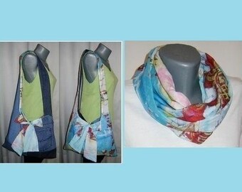 Aqua Package (Scarf & Reversible bag)