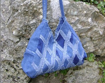 Baklava Shoulder bag denim blue jeans bag