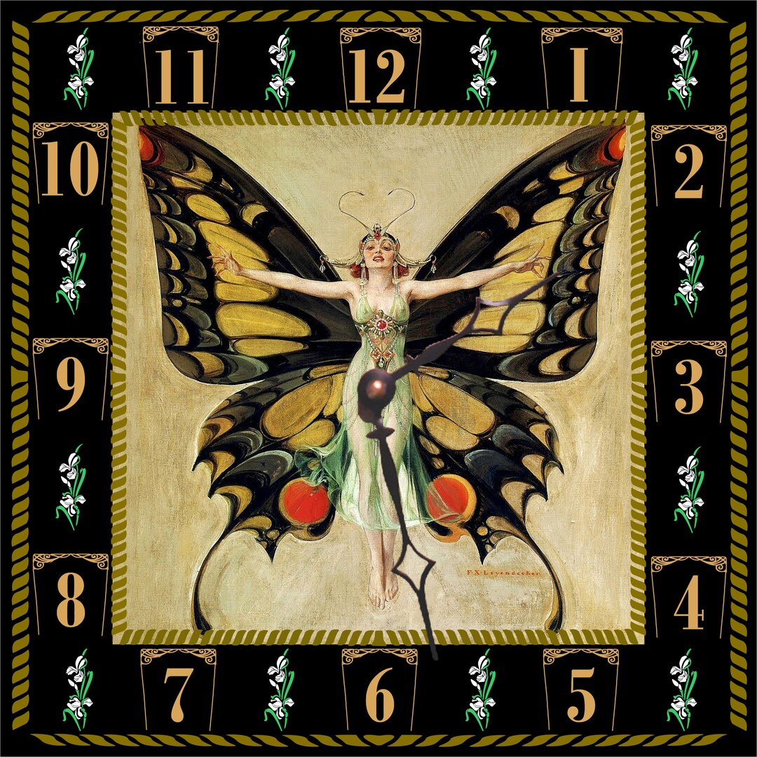 WC099 - the Flapper Wall Clock - Sizes 8