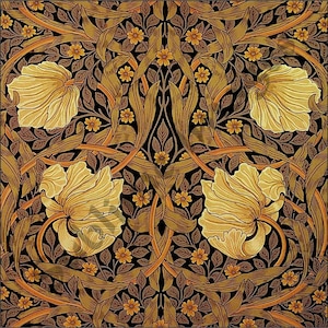 WM002 - Carreaux de céramique - Différentes tailles - Vintage William Morris Pimpernel Design